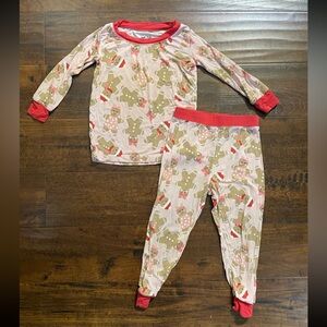 Little Sleepies pink gingerbread pajamas